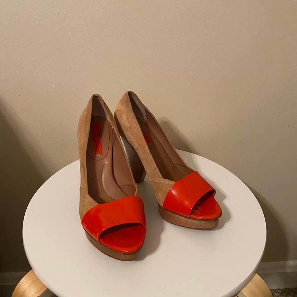Open toe heels